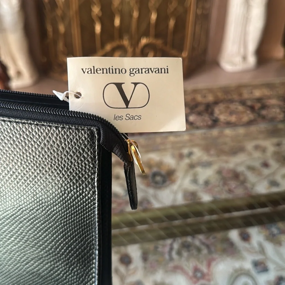 Valentino Garavani unisex NEW with tag Leather 11.5” x 9” x 2”